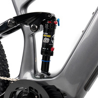 Bicicleta Eléctrica de Montaña Cyctrac Em10 de Carbono con Sistema de Accionamiento Bafang, Pantalla de Control LED Integrada, Suspensión Completa, 48v 750w