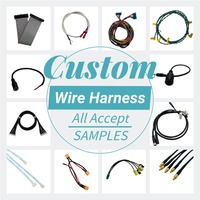 Kabel pita datar 254mm 16P 26P 32P 40P kabel berwarna konektor IDC ke 1x16P konektor Dupont kabel pita datar