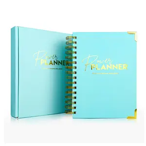 Private Label 2023 A5 Spiral Weekly Manifestation Goal Diary Journal Planner Notebook For Gift