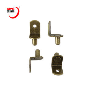 البلاستيك الجرف دعم كليب دبابيس أوتاد ملعقة معدنية شكل للأثاث وحدات مخفي الأبيض شفافة الرف دعم مع مسامير - Product Image 5