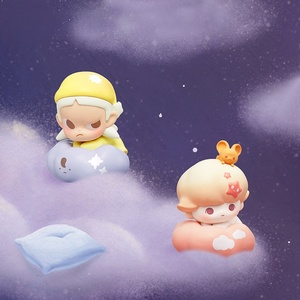 POP MART Blind Box Peluche da Collezione 100% Originale, Serie POPBEAN Goodnight, Night Sky, Figurine in Scatola Misteriosa - Product Image 5