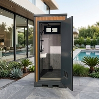 Fabricant de toilettes portables de luxe, cabine de douche de haute qualité pour les bâtiments aux États-Unis