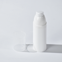 Flacon Pompe Airless Remplaçable pour Cosmétiques 25ml 40ml, Emballage Rechargeable pour Crème Solaire, Crème BB et Lotion par KINPACK