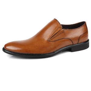 Chaussures Oxford en cuir véritable authentique, à enfiler, bout pointu, semelle respirante, soutien de la voûte plantaire amorti, imperméables, pour homme - Product Image 5