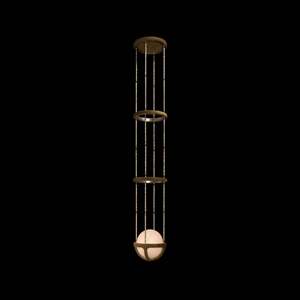 Modern Nordic Pendant Light Round Led Chandelier For Home Bedroom Hallway Bar Lighting Design Lamp - Product Image 5