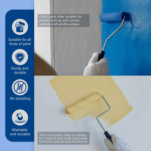 <span class=keywords><strong>Rodillos</strong></span> de Pintura Pequeños de 6 Pulgadas, Mini <span class=keywords><strong>Rodillos</strong></span> de Microfibra de Poliéster, Personalizables <span class=keywords><strong>para</strong></span> Bricolaje, Industriales, OEM, <span class=keywords><strong>para</strong></span> Pintar <span class=keywords><strong>Paredes</strong></span> y Molduras del Hogar - Product Image 4