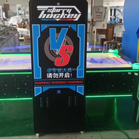 Machine de table de hockey sur air à 2 joueurs avec lumières LED | Coin Air Hockey De Mesa pour Amusement Arcade Vente en gros