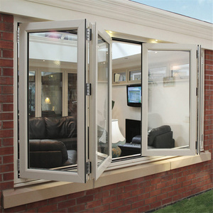 Promotionnel Foshan personnalisation W50 verre teinté aluminium Double vitrage pare-balles porte et fenêtres de sécurité fixes - Product Image 1