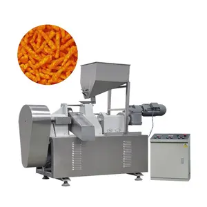 2024 New Best Price Fried/Baked Cheetos Extruder Machinery Kurkure Snacks Production Line