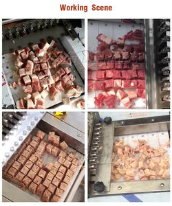 Découpeuse de cube automatique viande congelée poulet canard oie poisson boeuf porc coupe machine à découper - Product Image 2