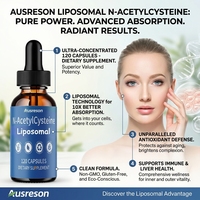 Ausreson OEM Nac Gouttes Liposomales Liquides Complément Alimentaire pour la Santé Marque Privée Immunité Yeux N Acétyl Cystéine Gouttes Liposomales NAC