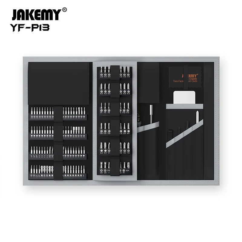 JAKEMY 201 IN 1 professioneller Reparatur-Schraubendreher-Werkzeug-Kit Tasche-Set DIY Reparatur-Werkzeug-Kit für iPhone Handy-Reparatur komplettsatz