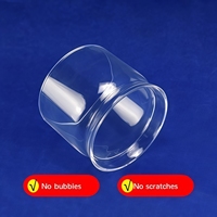 Bécher en quartz fondu SiO2 haute pureté 99,99 % avec rebord, résistant à la chaleur, JGS2, personnalisable, pour usage en laboratoire, >90 %, marque HaiChuan