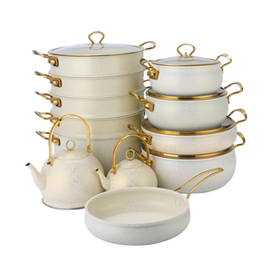 Juego <span class=keywords><strong>de</strong></span> utensilios <span class=keywords><strong>de</strong></span> cocina <span class=keywords><strong>de</strong></span> 24 piezas estilo turco, antiadherente, <span class=keywords><strong>de</strong></span> aluminio, con revestimiento <span class=keywords><strong>de</strong></span> piedra médica, que incluye sartén, <span class=keywords><strong>olla</strong></span> para sopa y cacerola para leche, para el hogar - Product Image 5