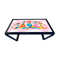 Table numérique interactive, tables intelligentes avec écran tactile LCD, table de jeu pour l'école, la bibliothèque et la salle de loisirs en intérieur