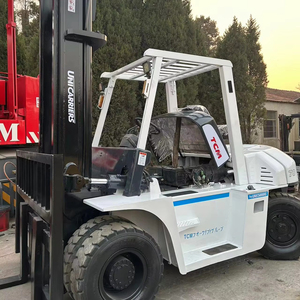 TCM FD70 Vigoshop <b>Used</b> Diesel Forklift 7 Ton Three Stage Mast Beats Similar Models in Market - Product Image 1