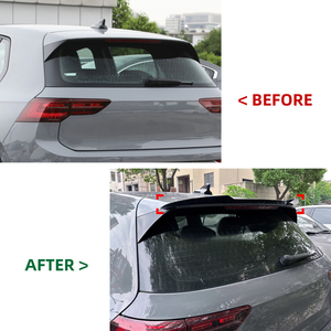 Aileron de toit arrière MK8 en gros AMP-Z pour VW <span class=keywords><strong>Golf</strong></span> 8 R MK8 <span class=keywords><strong>GTI</strong></span> hayon <span class=keywords><strong>4</strong></span> <span class=keywords><strong>portes</strong></span> 2021-2022 aileron de coffre arrière - Product Image 2