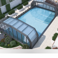 Pods de véranda Sunnyjoy au design moderne, portables, préfabriqués, rétractables pour hôtel et villa