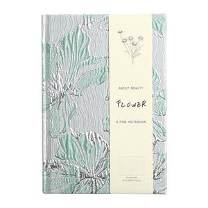 Cuaderno Escolar Ecológico y Elegante A5 al por Mayor, con Costura de Hilo Plateado y Dorado, Tela de Algodón Jacquard con Diseño de Lirios, 100 Unidades - Product Image 5