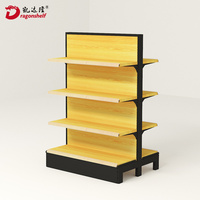 Étagère métallique double face haute luminosité en acier laminé à froid Dragonshelf Manufactory, idéale pour les magasins de proximité - Vente chaude