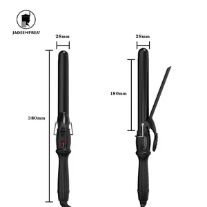 Nhãn hiệu riêng Trọng lượng nhẹ dễ dàng hoạt động sâu sóng culing Irons LCD hiển thị ma thuật tóc Curler