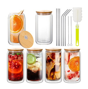 Tazza in Vetro Borosilicato a Doppia Parete, Novità, Bicchiere Personalizzabile per Caffè e <span class=keywords><strong>Acqua</strong></span>, Tumbler Sublimabile Effetto <span class=keywords><strong>Neve</strong></span> per <span class=keywords><strong>Acqua</strong></span> Bollente - Product Image 1