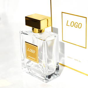 Sang Trọng 50 100Ml Vuông Rõ Ràng Chai Nước Hoa Crimped Cổ Trong Suốt Phòng Phun Thủy Tinh Khuếch Tán Chai Với Màu Trắng Cứng Nhắc Hộp Quà Tặng - Product Image 3