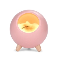 Veilleuse LED Cat Smart Dimming Cartoon Night Lamp Romantic Bedroom Decor Night Lamp Baby Kids Birthday Gift