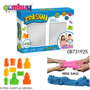 Jouets de sable magique pour enfants, ensemble d'éléments colorés, avec moule, 1 pièce, 450G - Product Image 6