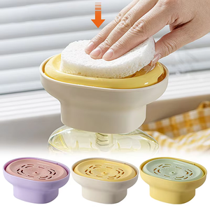 Distributeur de détergent de cuisine écologique en microfibre pour véhicule, distributeur de savon liquide pour la vaisselle de type pression - Product Image 1