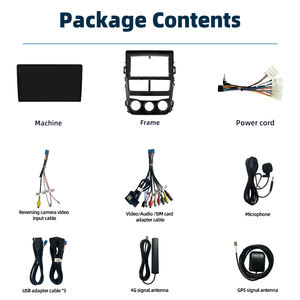 Radio para Auto 7870 2K Android 13 con Pantalla Táctil, Reproductor de DVD Estéreo, <span class=keywords><strong>Carplay</strong></span>, Navegación GPS, 4G, DSP para Toyota Vios <span class=keywords><strong>Yaris</strong></span> 2018 - <span class=keywords><strong>2020</strong></span> - Product Image 4