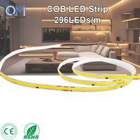 Lampu Strip LED COB Tegangan Tinggi AC220V 8mm 480 LED/m 8W/m 2700K-6000K CRI90 Ra90 Putih Dapat Diatur Fleksibel Linear