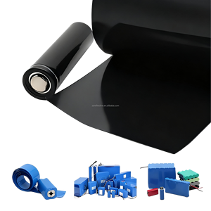 <span class=keywords><strong>Manchon</strong></span> thermorétractable en <span class=keywords><strong>PVC</strong></span> flexible de taille personnalisée, résistance à la basse tension et aux hautes températures, isolation bleue, certifié ROHS pour 18650 - Product Image 4