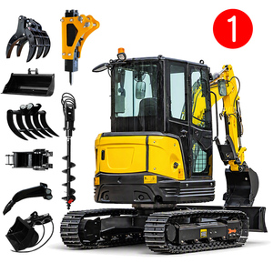 Mini Excavadora de 4 Toneladas con Motor EPA CE 5, Excavadora Hidráulica Pequeña de 1, 2 y 3 Toneladas para Construcción y Agricultura - Product Image 3