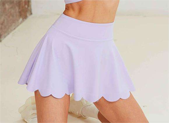 light purple  skirt