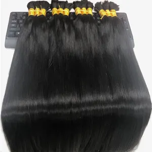 Bulk Virgin Hair Cabelo Natural For Mega Her 300 Grams 70cm Wholesale Kilo Wicks Cheveux Naturel Meches Bulk Virgin Human Hair