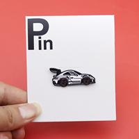 Nouveau métal mexicain nouvelle époque décoratif chapeau épingles de voiture en gros classique forme de voiture émail doux Badge épingles en Stock