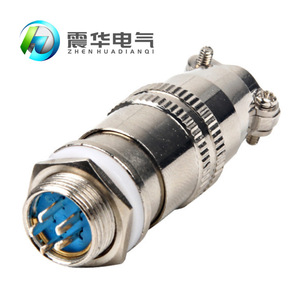Chkl Xs12 12p Male Circular Connector Plug Industrial Aviation Plugs And <b>Sockets</b> 46.5mm - Product Image 4