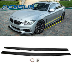 Extension <span class=keywords><strong>de</strong></span> jupe latérale en polyuréthane <span class=keywords><strong>de</strong></span> haute qualité, fabriquée en usine, pour BMW F32 Série 4 M Sport Noir, 2014-2020 - Product Image 5