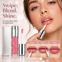 Gloss à lèvres végan, marque privée, haute qualité, effet miroir, longue tenue, aspect naturel, paillettes nacrées