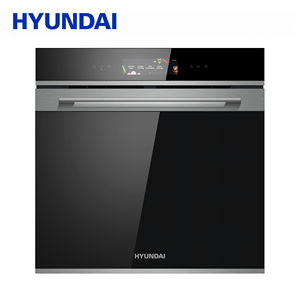 Four encastrable électrique HYUNDAI en acier inoxydable 17-en-1, 72L, écran tactile couleur TFT, convection, grill, levage de pâte, préchauffage rapide - Product Image 1