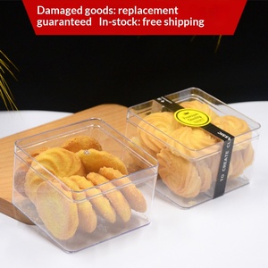 Caja Transparente Cuadrada Personalizada 2026, Caja de Plástico con Tapa para Exhibición de Alimentos, ODM, Caja para Dulces de Boda - Product Image 6