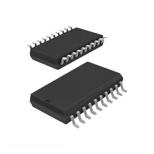 Componente Electrónico de Canal de Fabricante BTS716GBXUMA1 20 SOIC Gestión de Energía (PMIC) - Product Image 1
