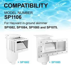 Plaque et adaptateur d'aspirateur pour <span class=keywords><strong>skimmer</strong></span> de piscine en plastique 3MIRRORS SP1106 pour les modèles de piscines <span class=keywords><strong>Hayward</strong></span> SP1082/1084/1085/1075, nettoyant écologique - Product Image 3