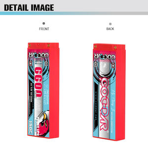 CODDAR 2S 6600MAH HV 7,6 V 150C 5mm Bullet Hard Case Ultra LCG <span class=keywords><strong>19mm</strong></span> толщина RC LiPo батарея для 1/10 RC Car - Product Image 6