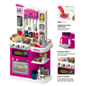 Juguetes <span class=keywords><strong>de</strong></span> Cocina Multifuncionales <span class=keywords><strong>de</strong></span> Plástico con Luz y Sonido, Grifo con Rociador <span class=keywords><strong>de</strong></span> Agua, Juguetes <span class=keywords><strong>de</strong></span> Cocina Económicos para Niños - Product Image 3