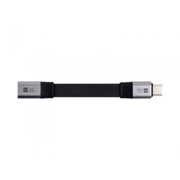 Kabel Ekstensi Tipe-C USB4 V2.0 Fitur Lengkap Transfer Data 80Gbps Mendukung 90 °   Melengkungkan Jaket TPE Fleksibel 8K pada Video HD 60Hz