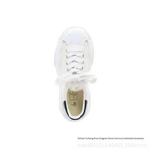 2025 אירופאי בסגנון אירופאי של גברים נשים רטרו נעלי תחרה-אפ לבן הבלעדית לופל גובה-הגדלת נעלי הליכה לסתיו - Product Image 5