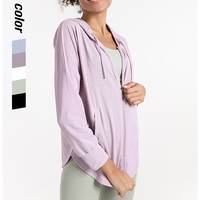 Entraînement personnalisé séchage rapide Softshell femmes Yoga fermeture éclair pull à capuche veste à manches longues entraînement femmes veste de sport