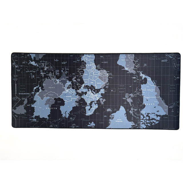 BSCI Certified Best Quality Custom Mouse Pad XXL Large Worldmap Mousepad Gaming Mousepads With Stitched Locking Edges